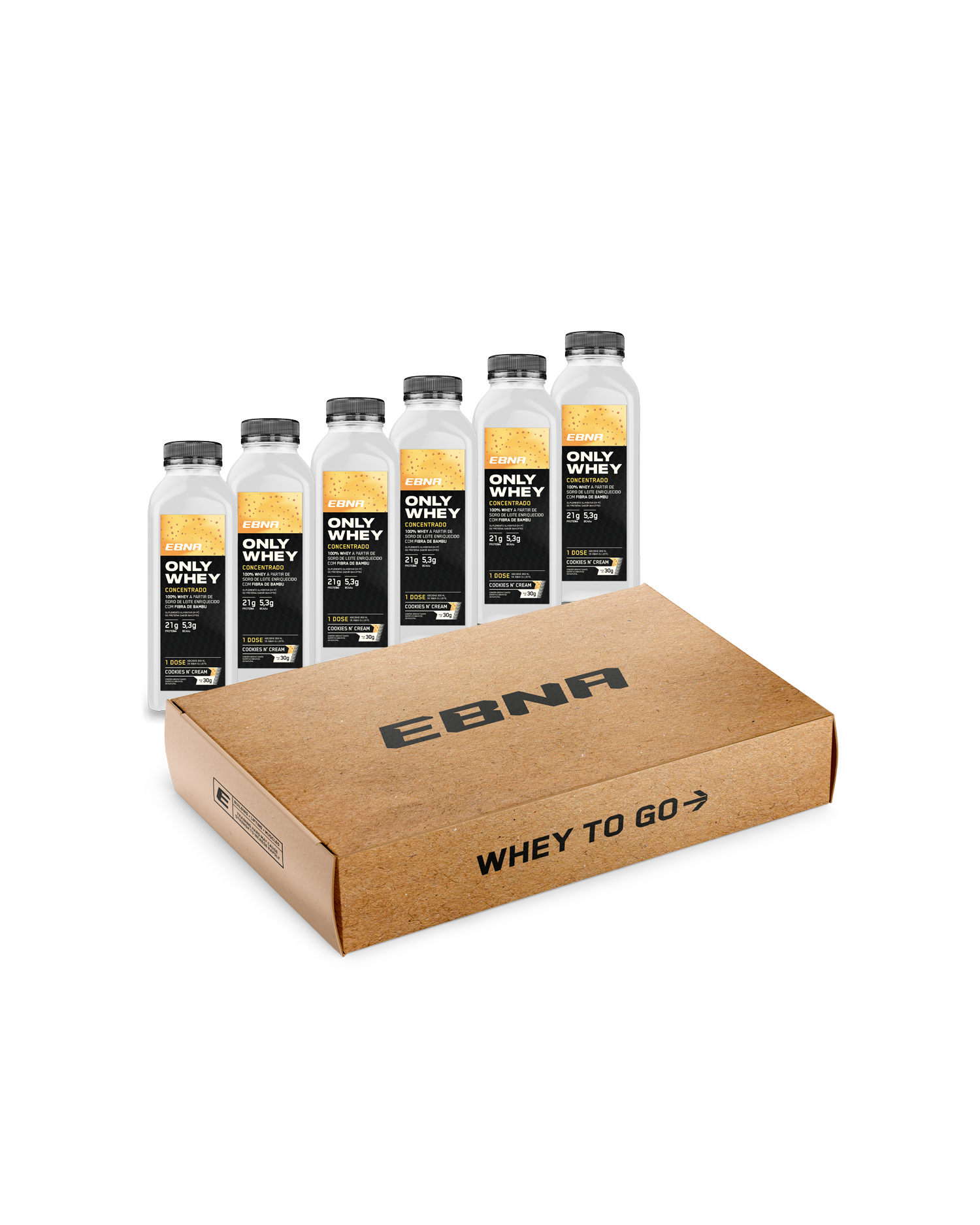 Only Whey To Go → 6x 30g