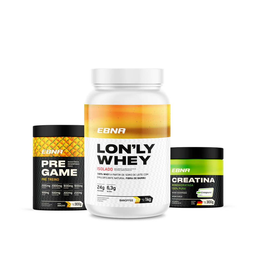Advanced Kit → Lon'ly Whey + Pre-Game + Creatina