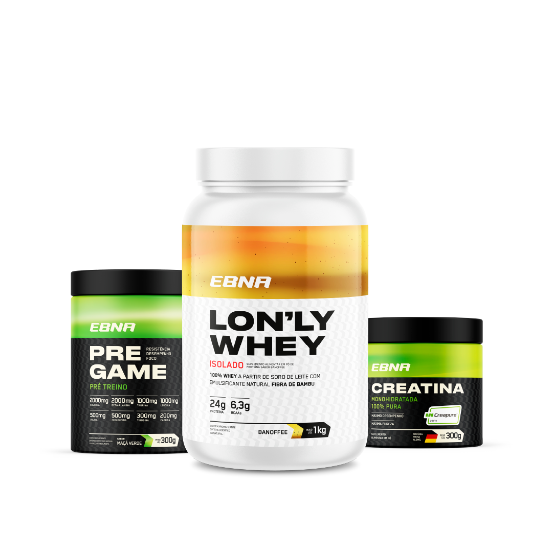 Advanced Kit → Lon'ly Whey + Pre-Game + Creatina