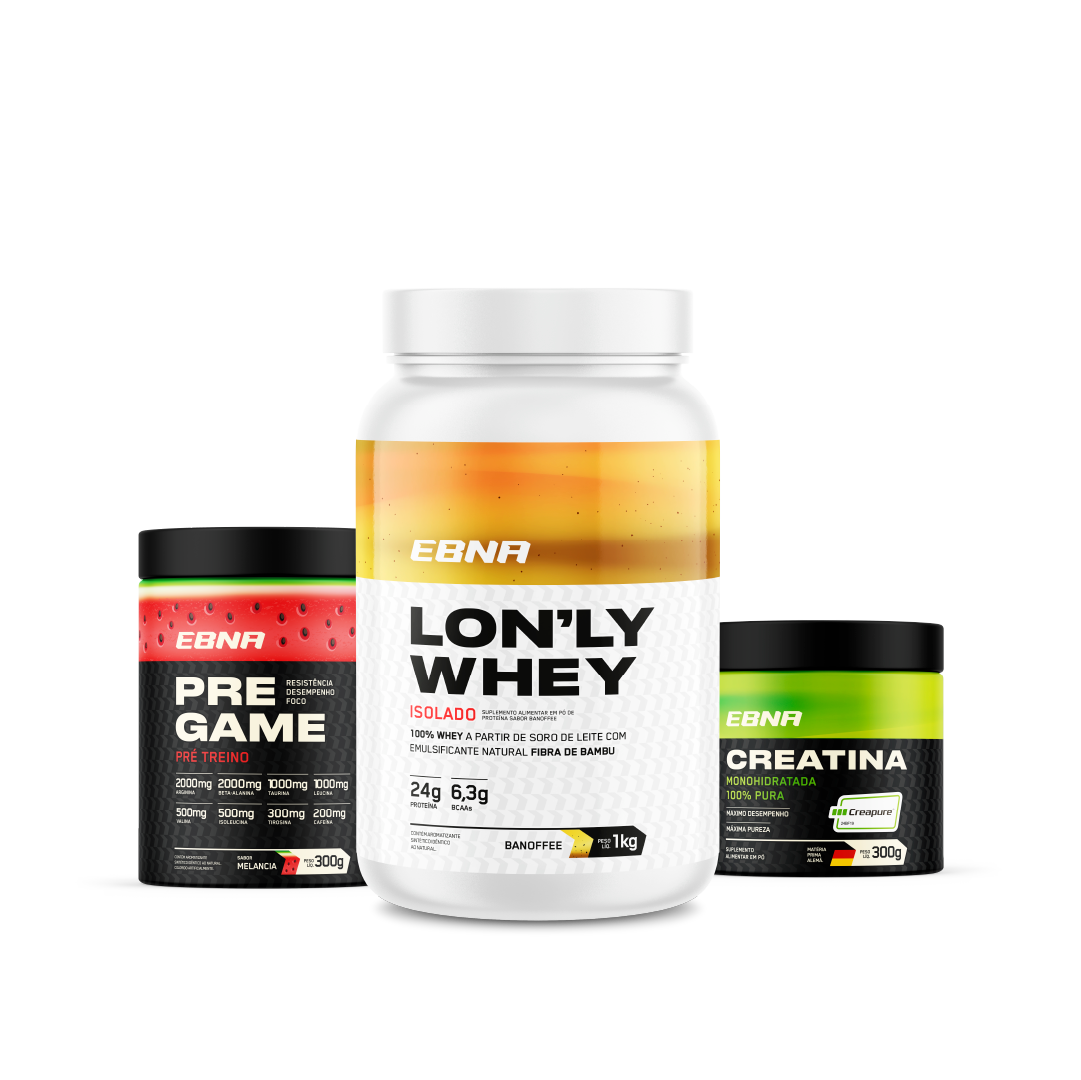 Advanced Kit → Lon'ly Whey + Pre-Game + Creatina