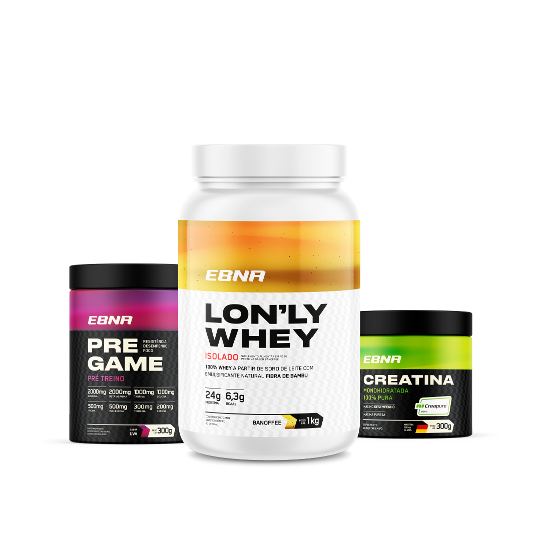 Advanced Kit → Lon'ly Whey + Pre-Game + Creatina