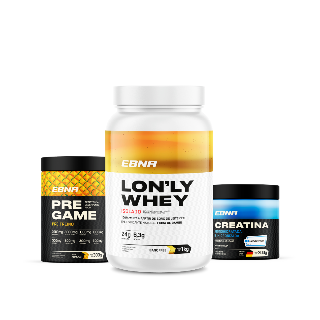 Advanced Kit → Lon'ly Whey + Pre-Game + Creatina