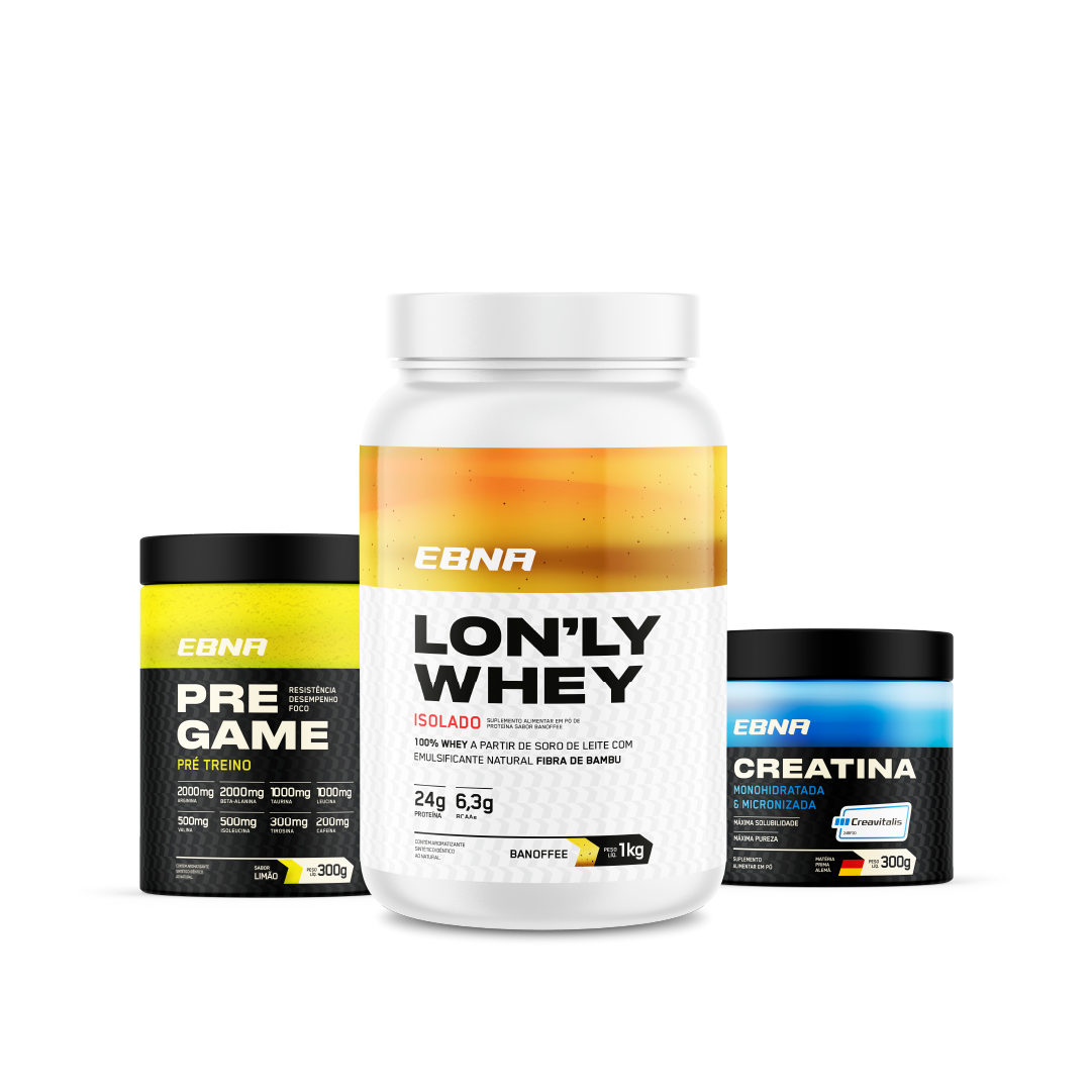 Advanced Kit → Lon'ly Whey + Pre-Game + Creatina