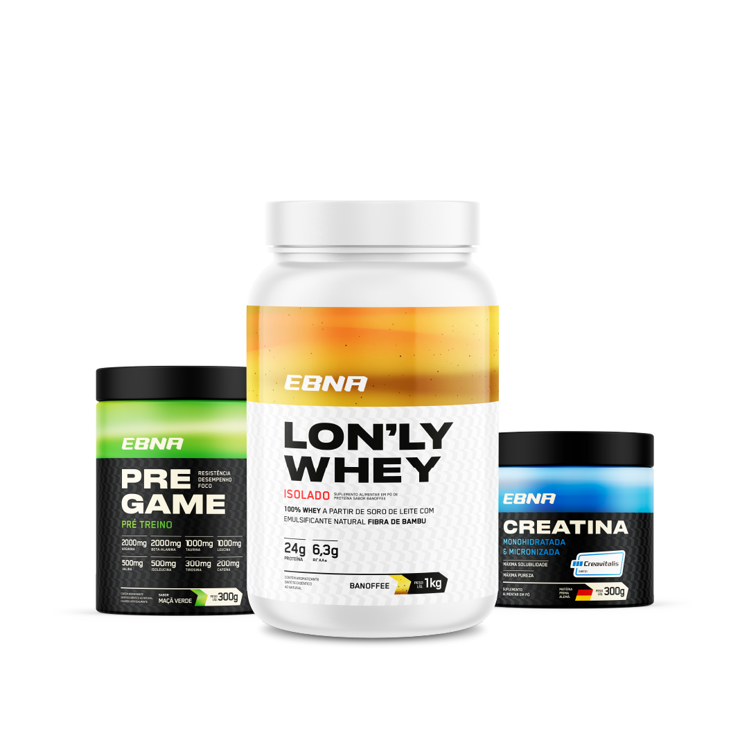 Advanced Kit → Lon'ly Whey + Pre-Game + Creatina