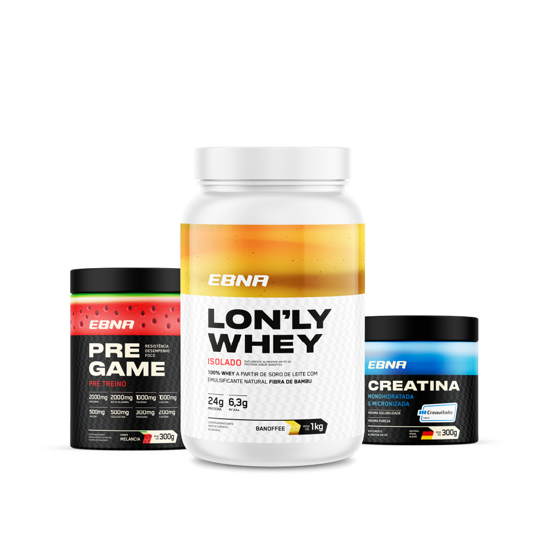 Advanced Kit → Lon'ly Whey + Pre-Game + Creatina