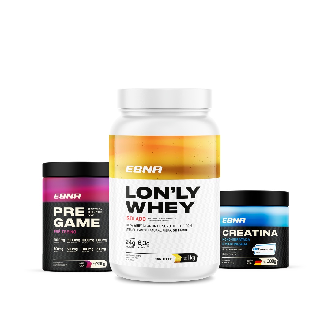 Advanced Kit → Lon'ly Whey + Pre-Game + Creatina