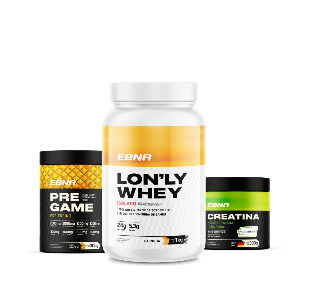 Advanced Kit → Lon'ly Whey + Pre-Game + Creatina