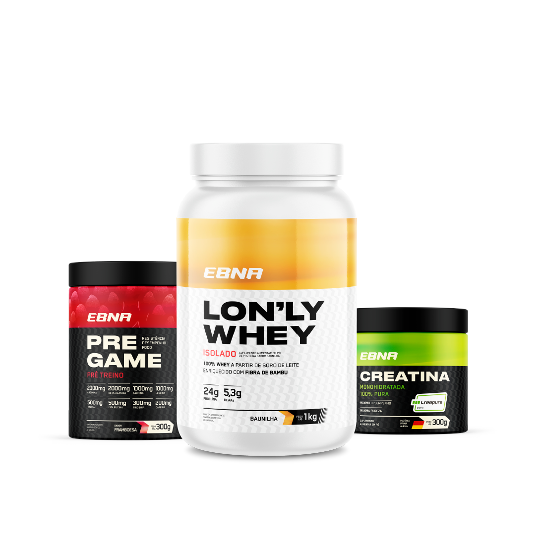 Advanced Kit → Lon'ly Whey + Pre-Game + Creatina