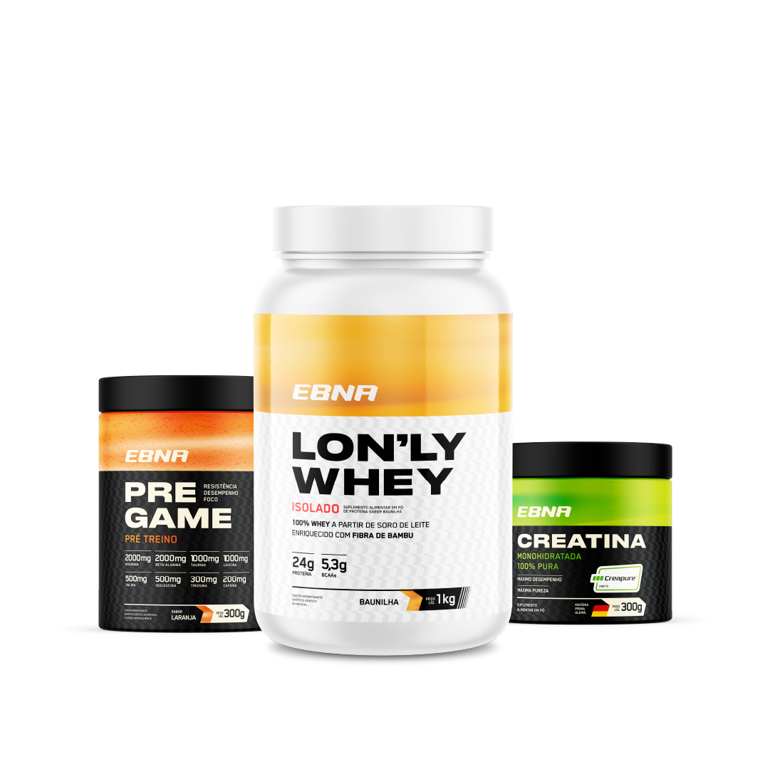 Advanced Kit → Lon'ly Whey + Pre-Game + Creatina