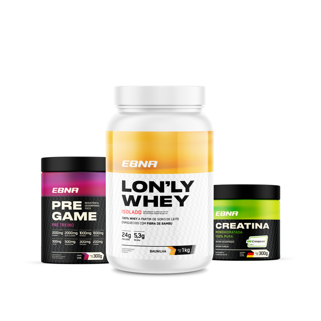Advanced Kit → Lon'ly Whey + Pre-Game + Creatina