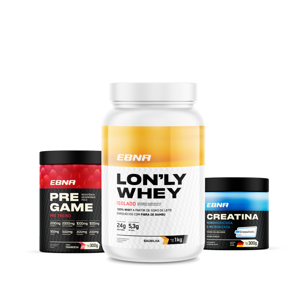 Advanced Kit → Lon'ly Whey + Pre-Game + Creatina