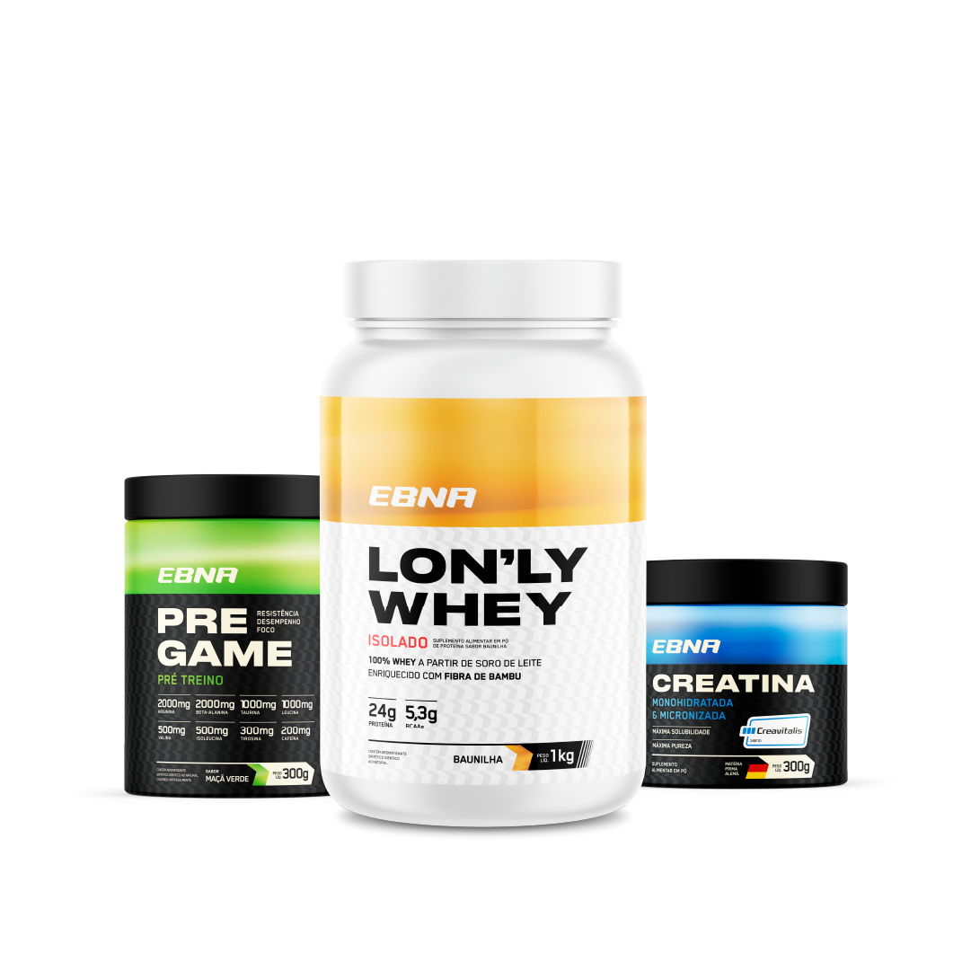 Advanced Kit → Lon'ly Whey + Pre-Game + Creatina