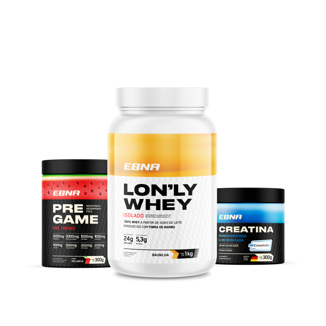 Advanced Kit → Lon'ly Whey + Pre-Game + Creatina