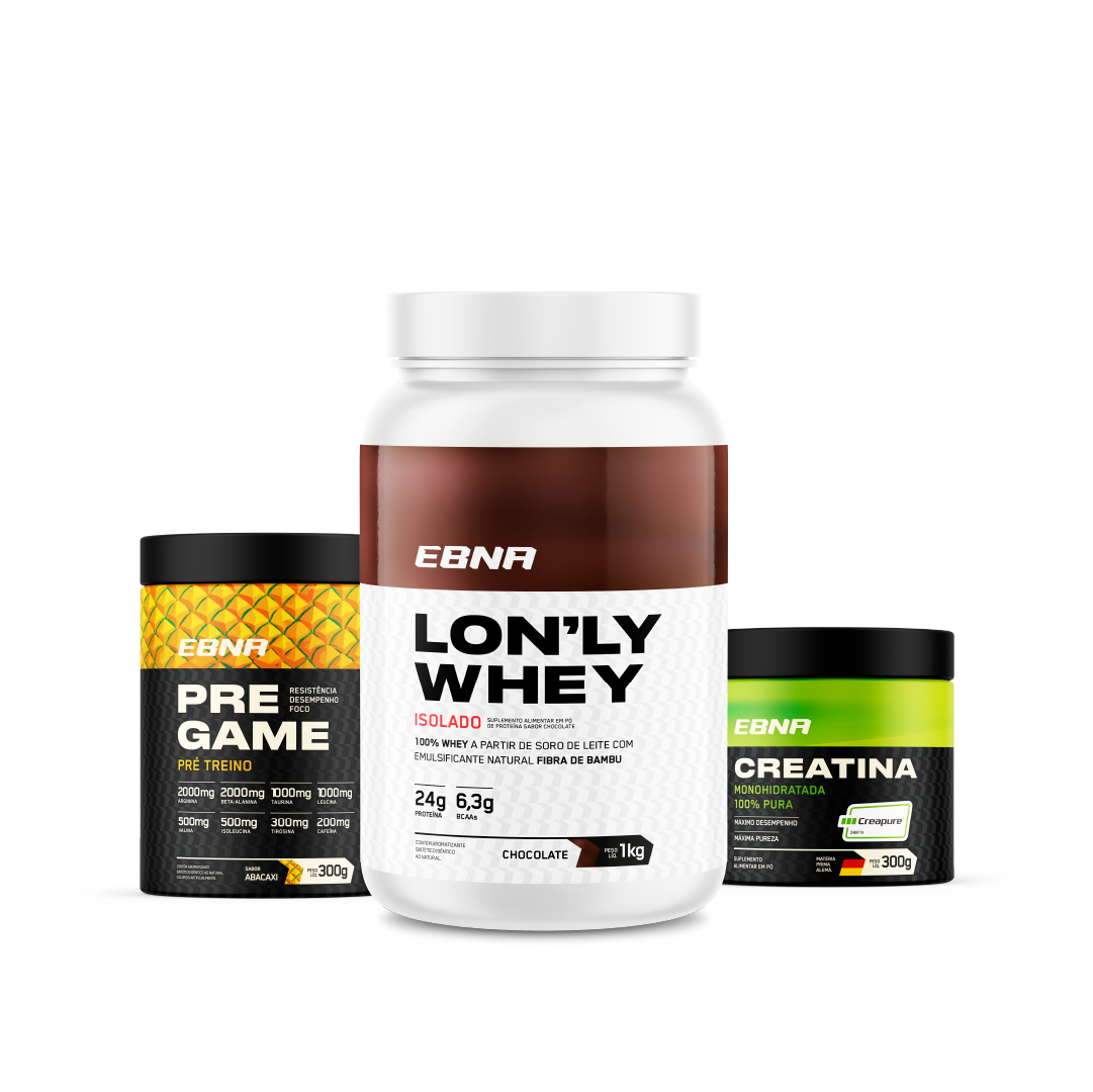 Advanced Kit → Lon'ly Whey + Pre-Game + Creatina