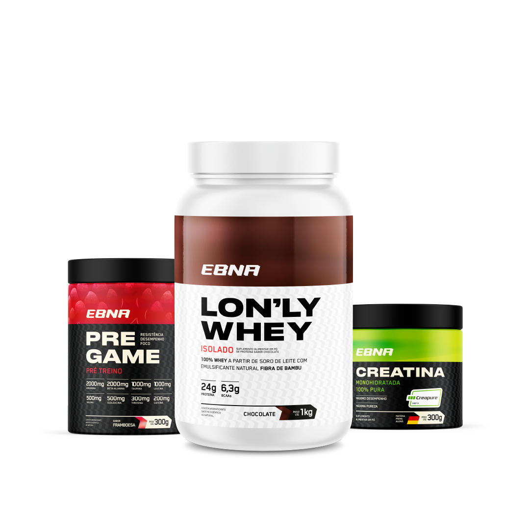 Advanced Kit → Lon'ly Whey + Pre-Game + Creatina