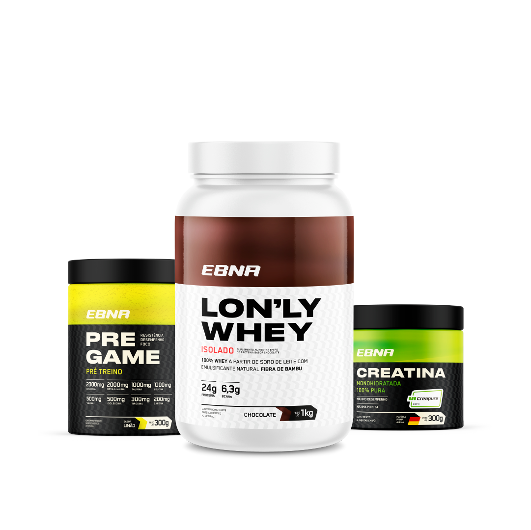 Advanced Kit → Lon'ly Whey + Pre-Game + Creatina