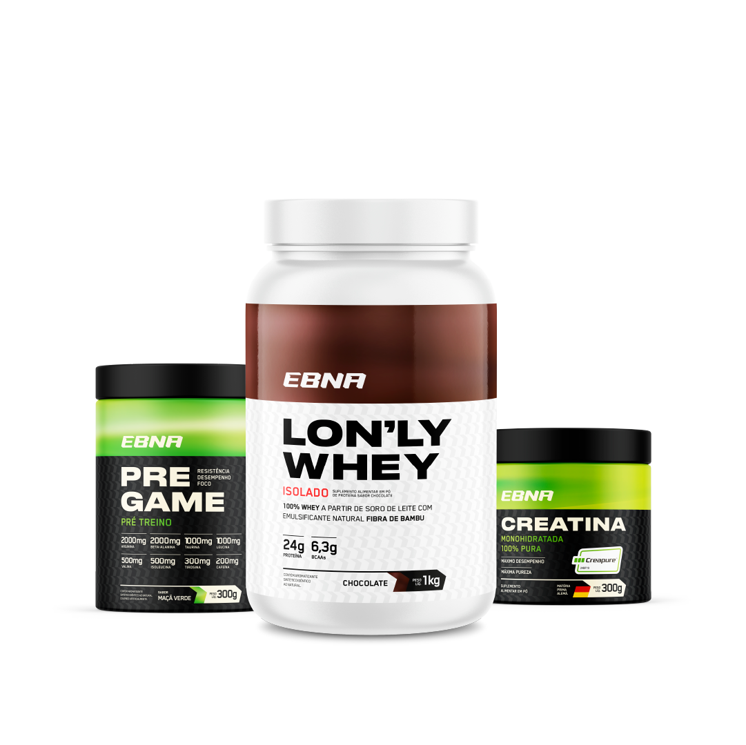Advanced Kit → Lon'ly Whey + Pre-Game + Creatina