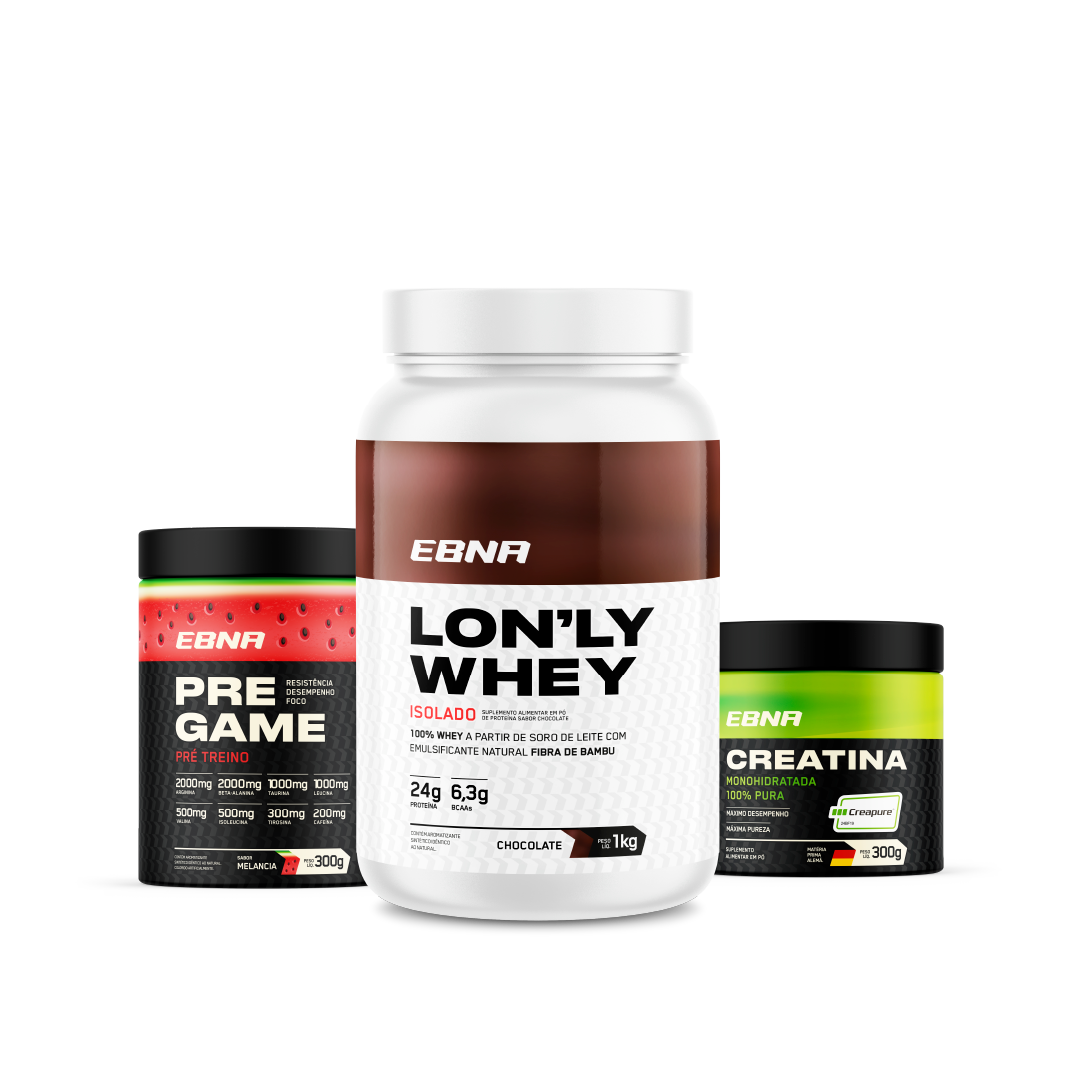 Advanced Kit → Lon'ly Whey + Pre-Game + Creatina