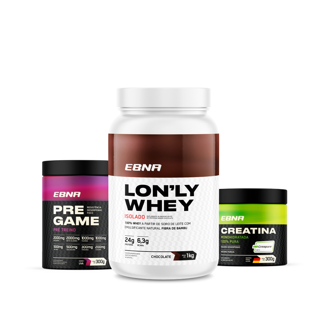 Advanced Kit → Lon'ly Whey + Pre-Game + Creatina