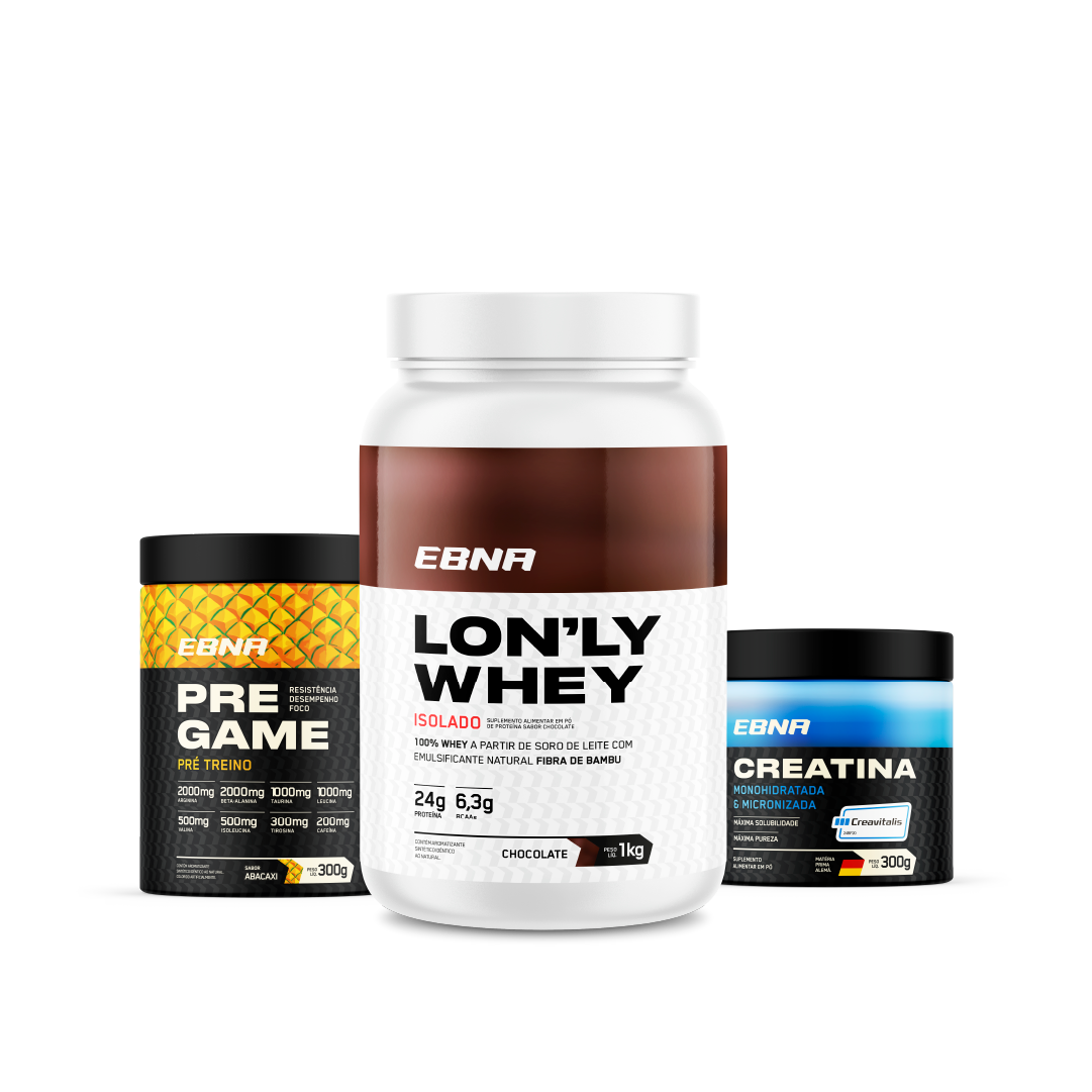 Advanced Kit → Lon'ly Whey + Pre-Game + Creatina