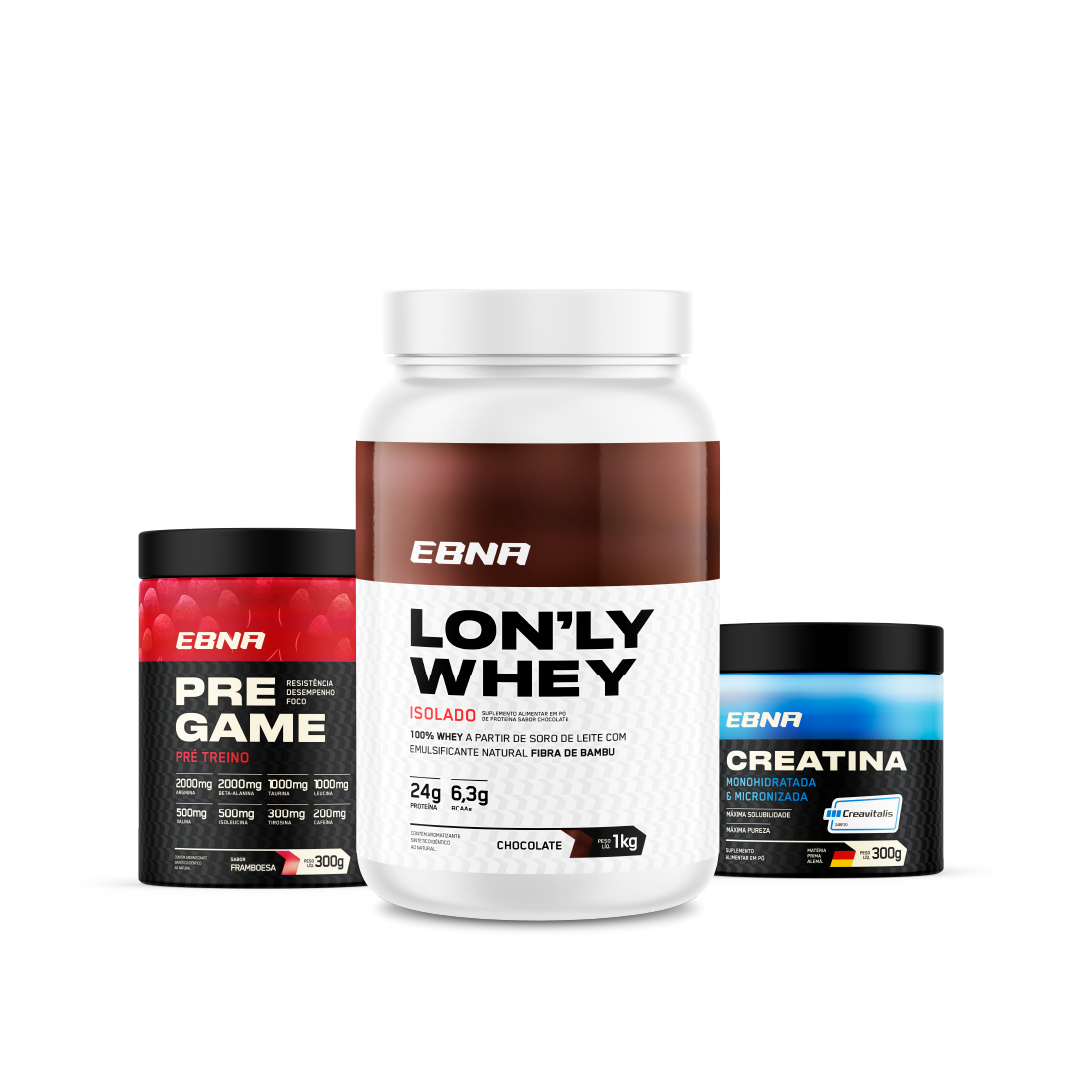 Advanced Kit → Lon'ly Whey + Pre-Game + Creatina