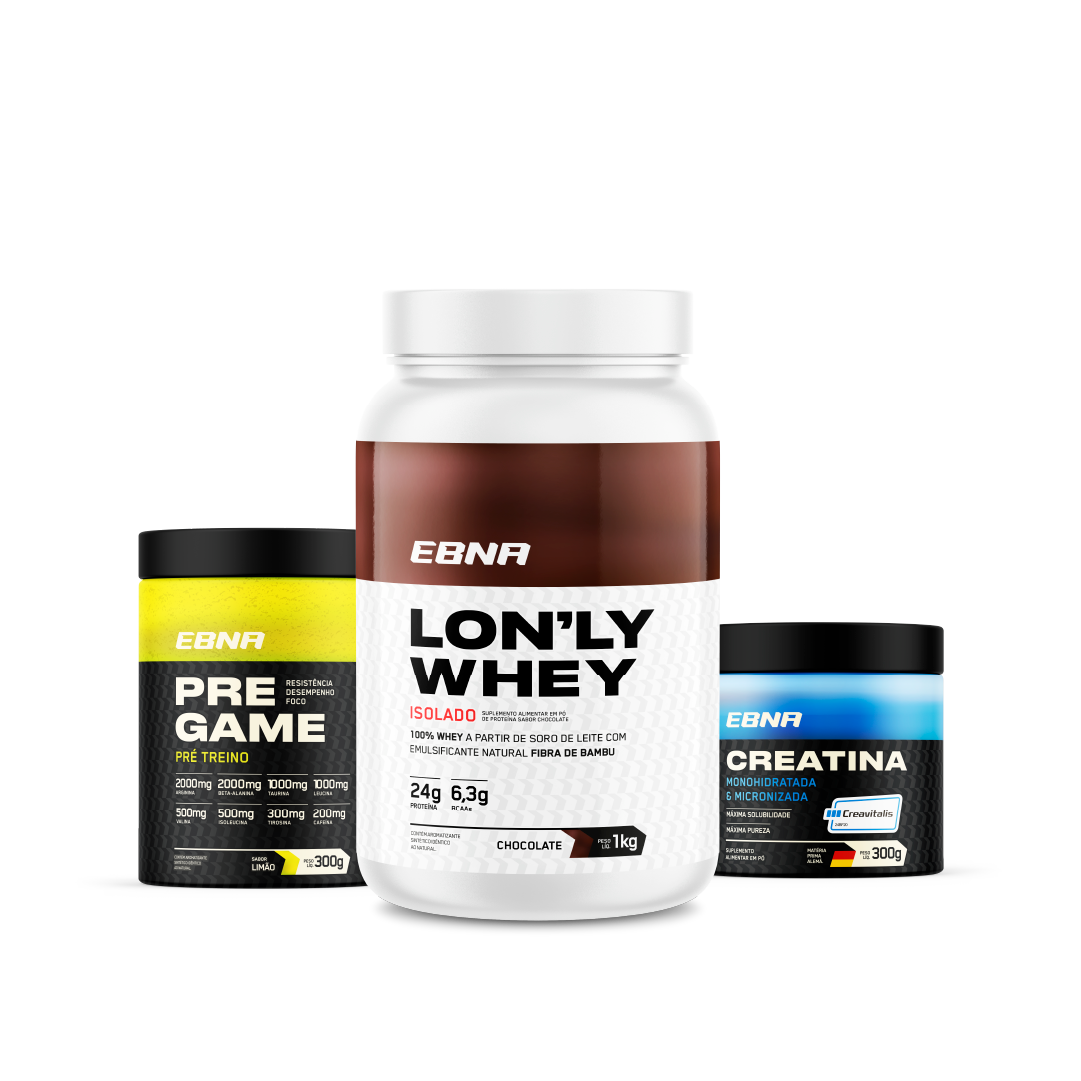 Advanced Kit → Lon'ly Whey + Pre-Game + Creatina