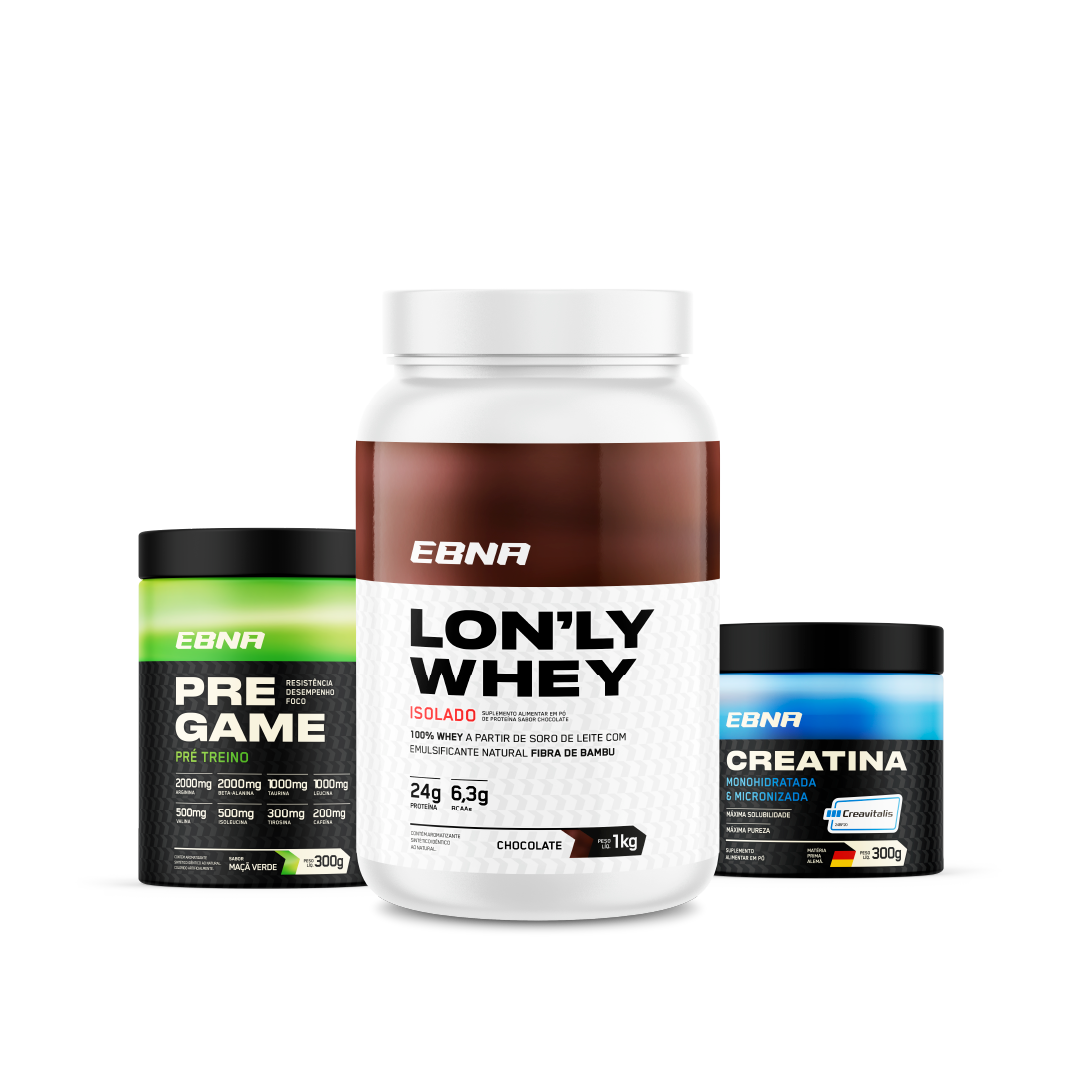 Advanced Kit → Lon'ly Whey + Pre-Game + Creatina