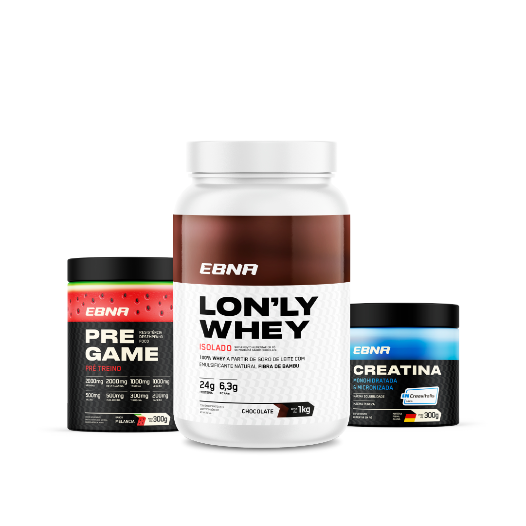 Advanced Kit → Lon'ly Whey + Pre-Game + Creatina