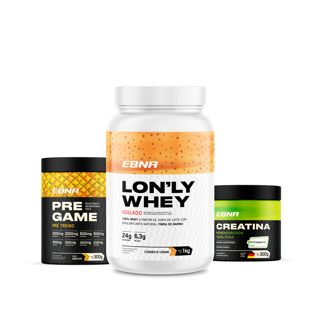 Advanced Kit → Lon'ly Whey + Pre-Game + Creatina