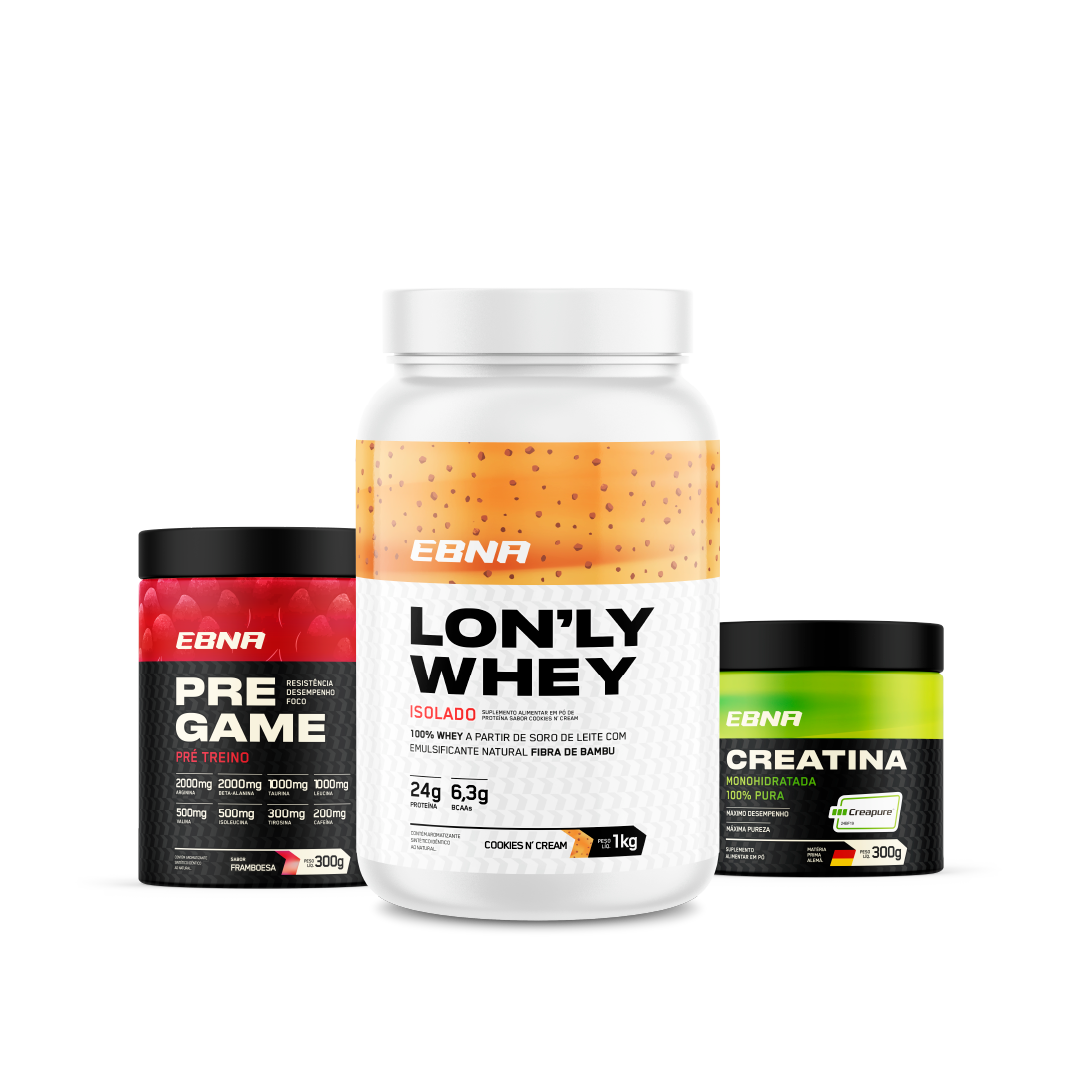 Advanced Kit → Lon'ly Whey + Pre-Game + Creatina