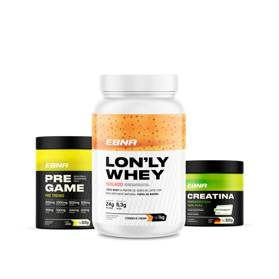 Advanced Kit → Lon'ly Whey + Pre-Game + Creatina