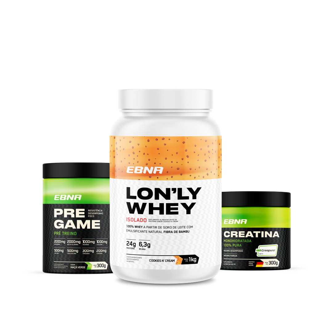 Advanced Kit → Lon'ly Whey + Pre-Game + Creatina