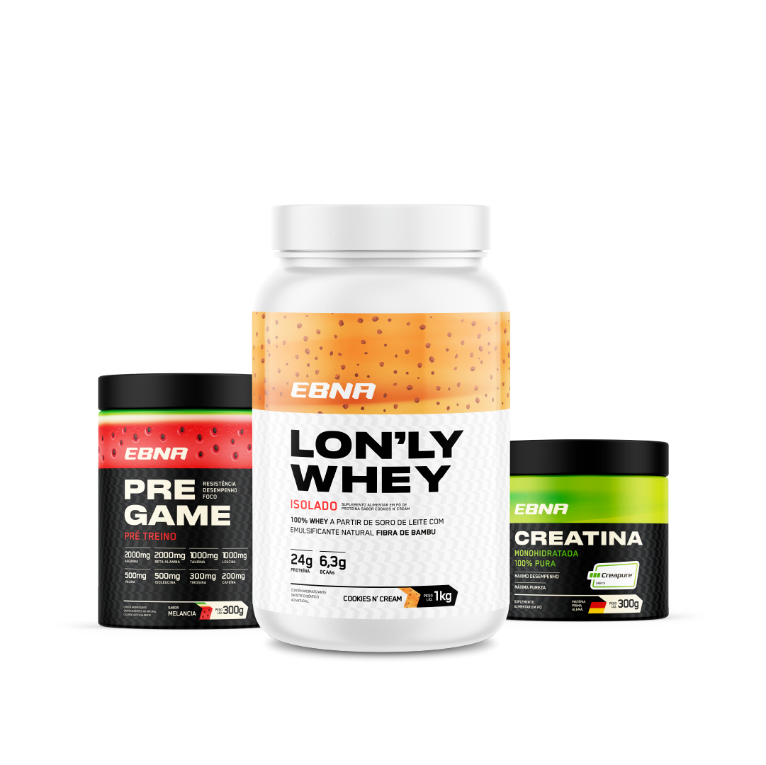Advanced Kit → Lon'ly Whey + Pre-Game + Creatina