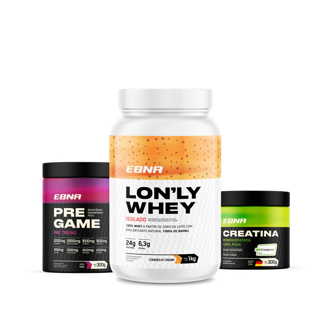 Advanced Kit → Lon'ly Whey + Pre-Game + Creatina