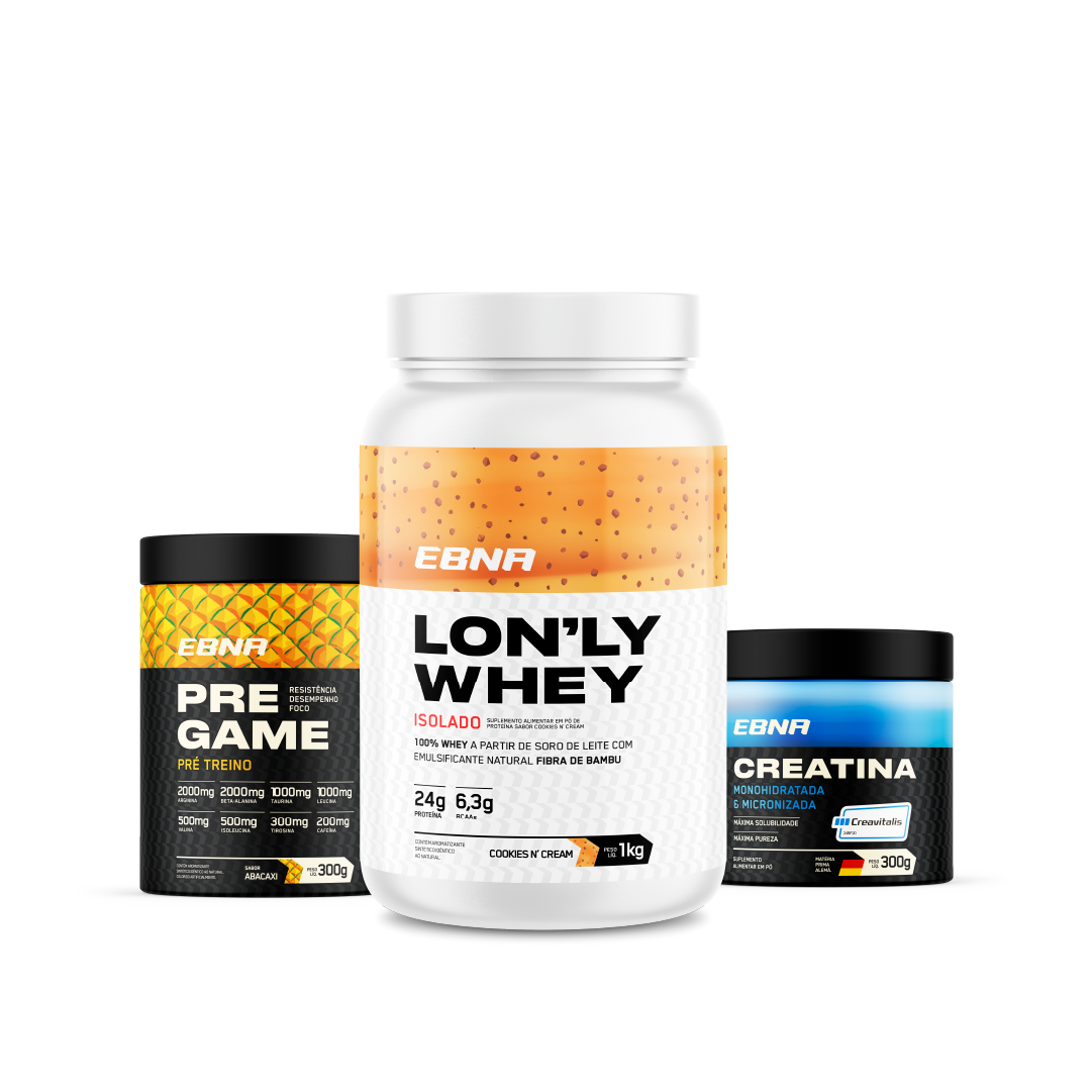 Advanced Kit → Lon'ly Whey + Pre-Game + Creatina