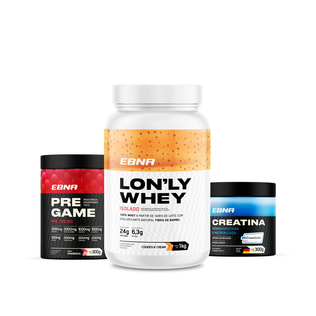 Advanced Kit → Lon'ly Whey + Pre-Game + Creatina