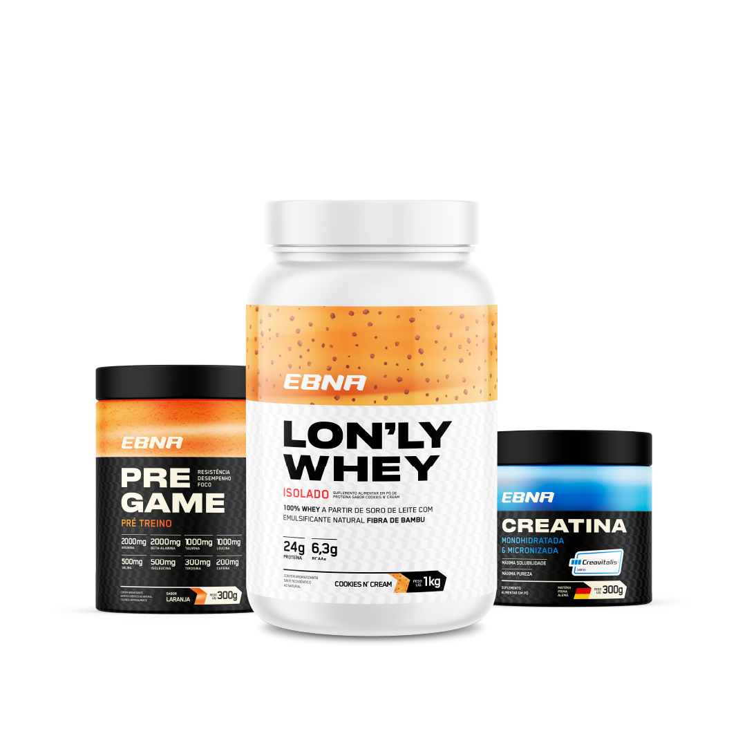Advanced Kit → Lon'ly Whey + Pre-Game + Creatina