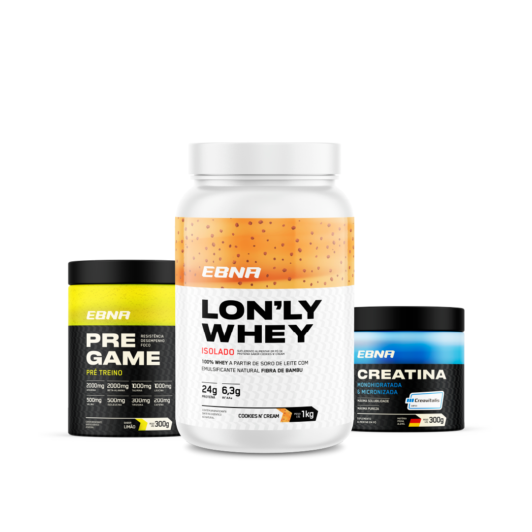 Advanced Kit → Lon'ly Whey + Pre-Game + Creatina