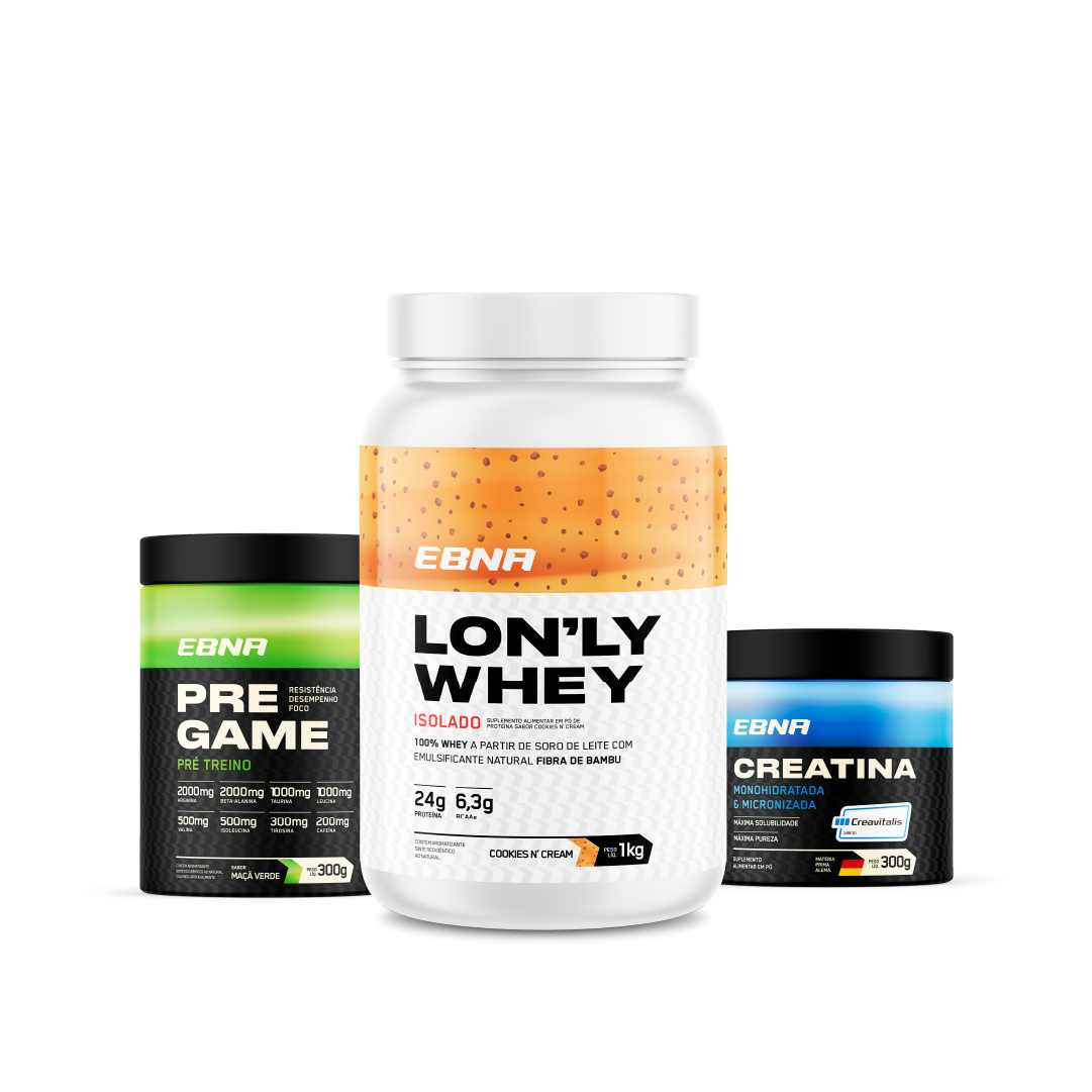Advanced Kit → Lon'ly Whey + Pre-Game + Creatina