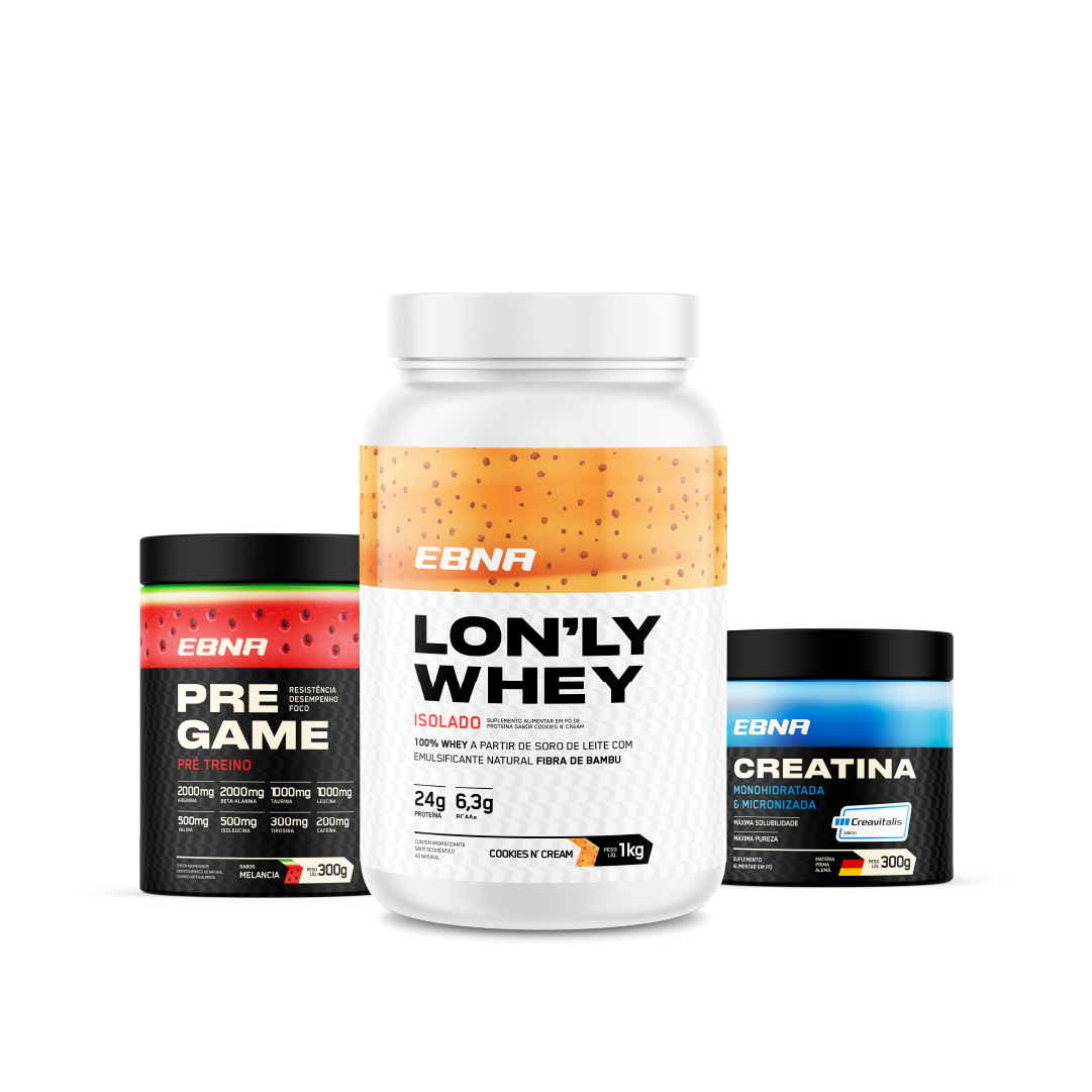 Advanced Kit → Lon'ly Whey + Pre-Game + Creatina