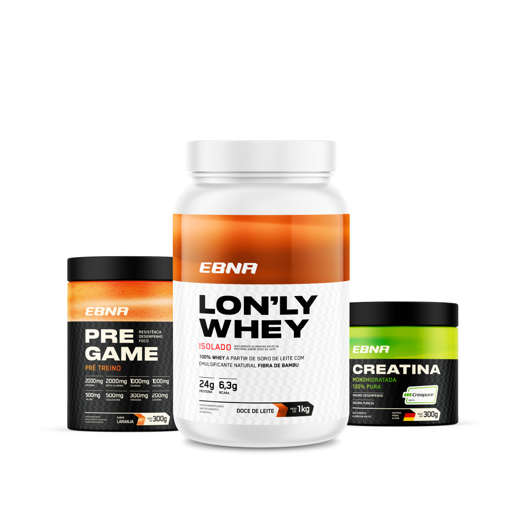 Advanced Kit → Lon'ly Whey + Pre-Game + Creatina