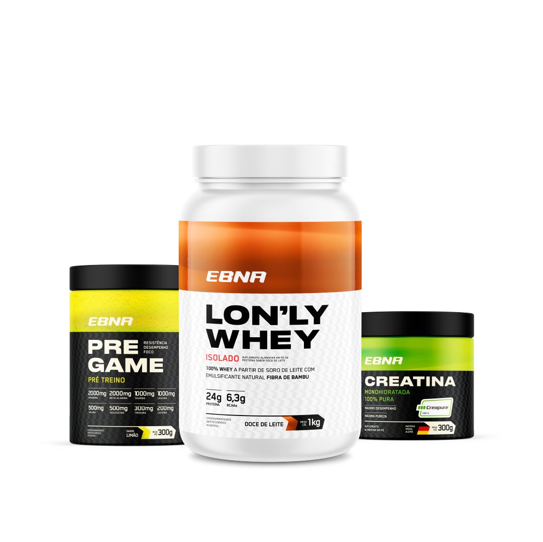 Advanced Kit → Lon'ly Whey + Pre-Game + Creatina