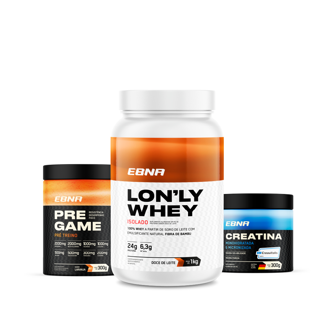 Advanced Kit → Lon'ly Whey + Pre-Game + Creatina