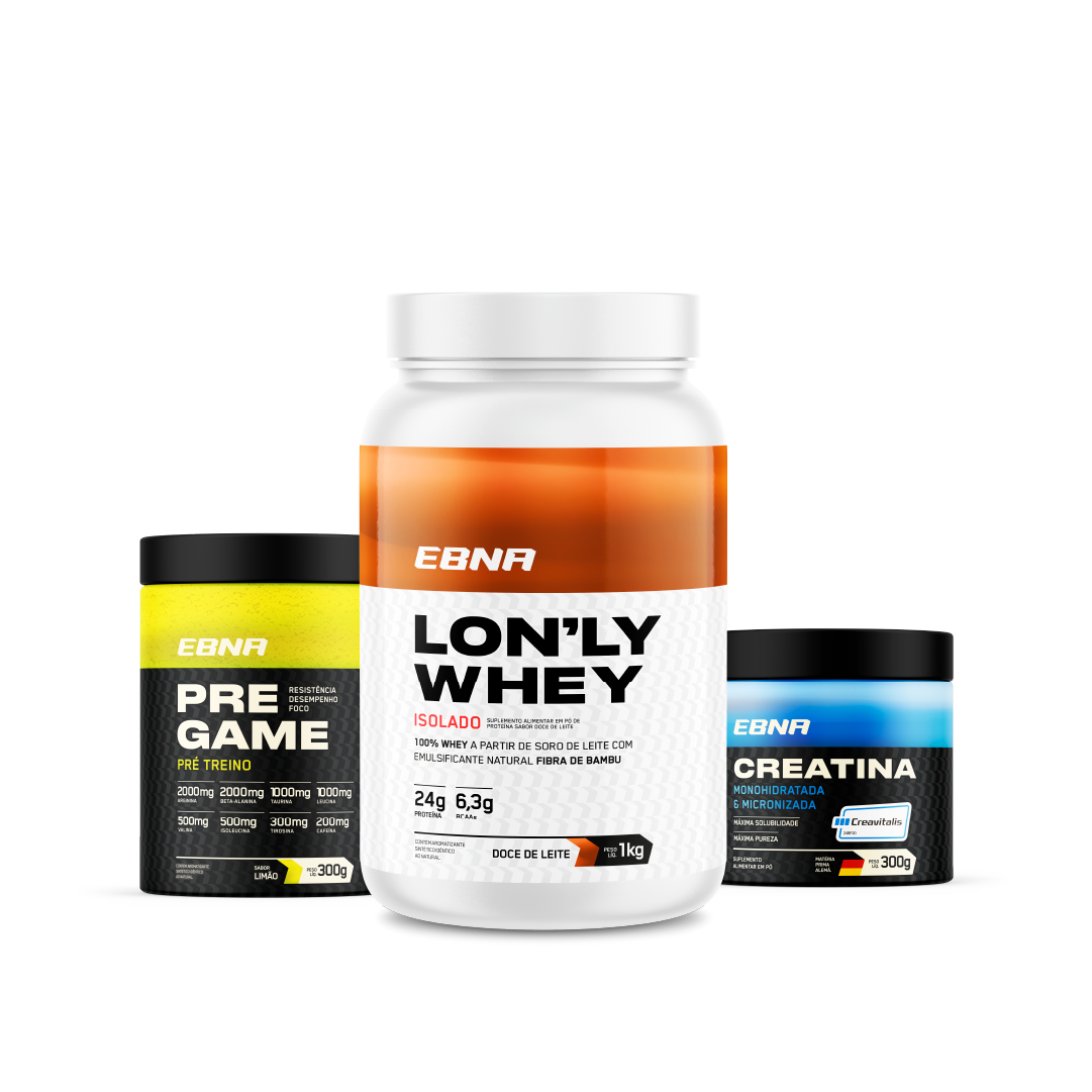 Advanced Kit → Lon'ly Whey + Pre-Game + Creatina