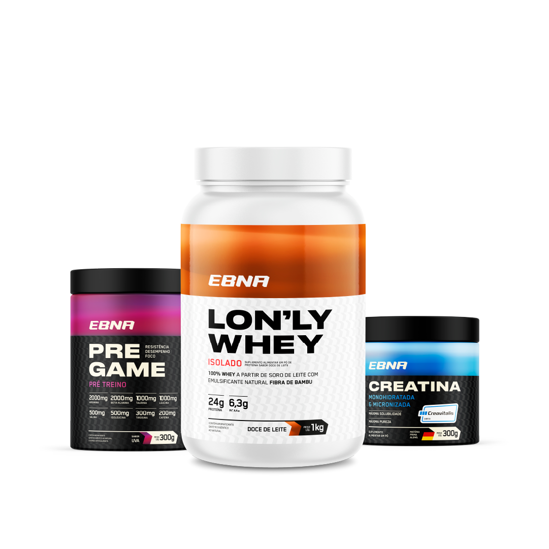 Advanced Kit → Lon'ly Whey + Pre-Game + Creatina