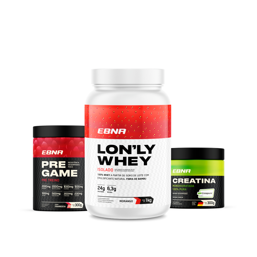 Advanced Kit → Lon'ly Whey + Pre-Game + Creatina