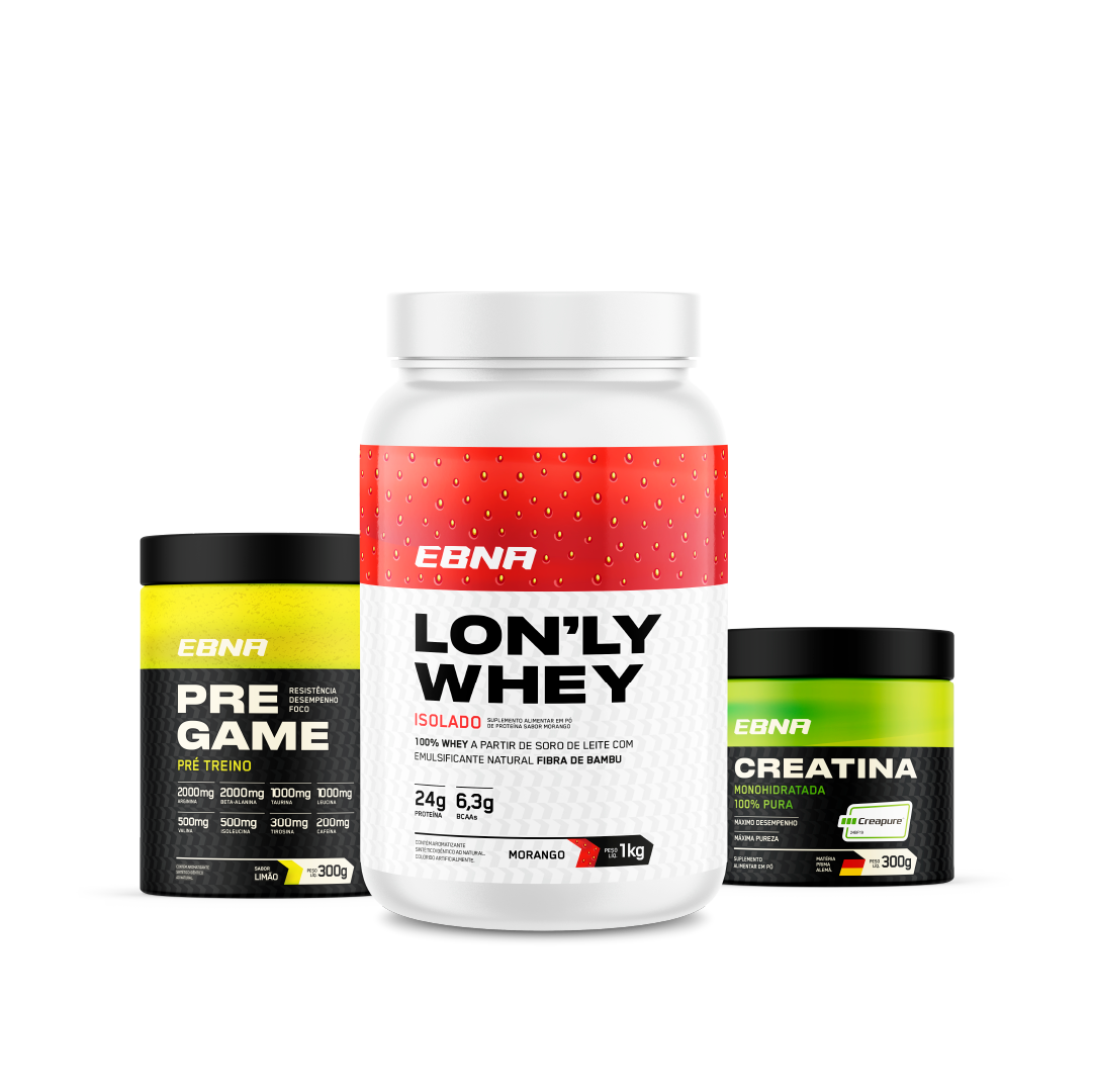 Advanced Kit → Lon'ly Whey + Pre-Game + Creatina