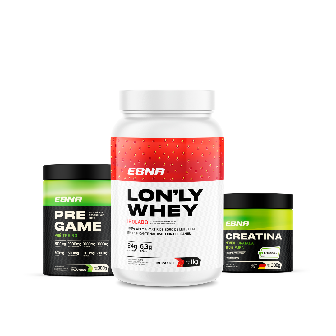 Advanced Kit → Lon'ly Whey + Pre-Game + Creatina