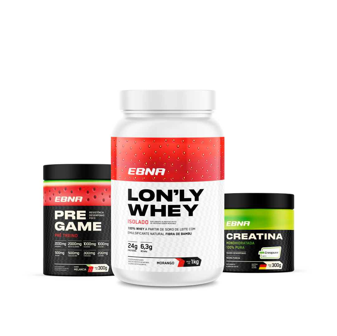 Advanced Kit → Lon'ly Whey + Pre-Game + Creatina