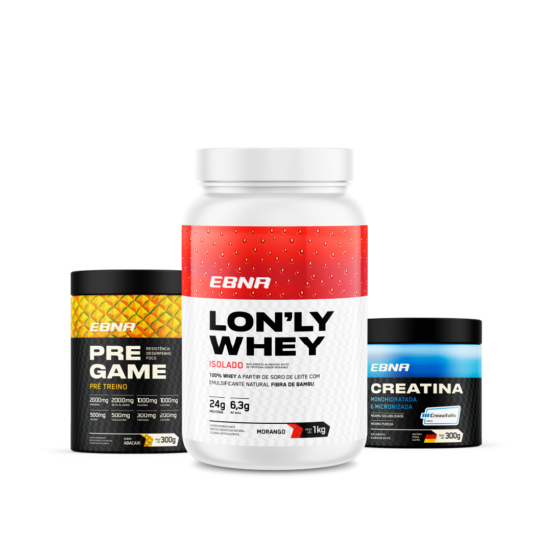 Advanced Kit → Lon'ly Whey + Pre-Game + Creatina